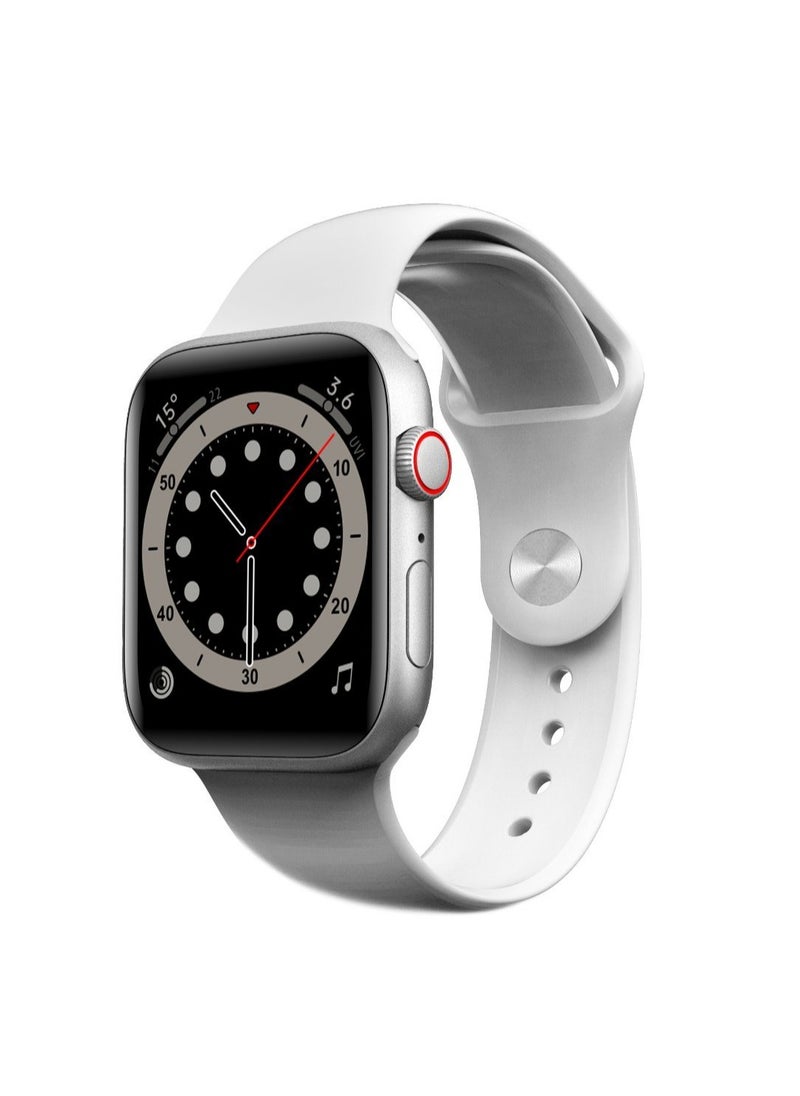 WS - Smart Watch WS93 Max Series 9 Full Screen with Health Fitness Tracker 45 mm- Silver - Image 1
