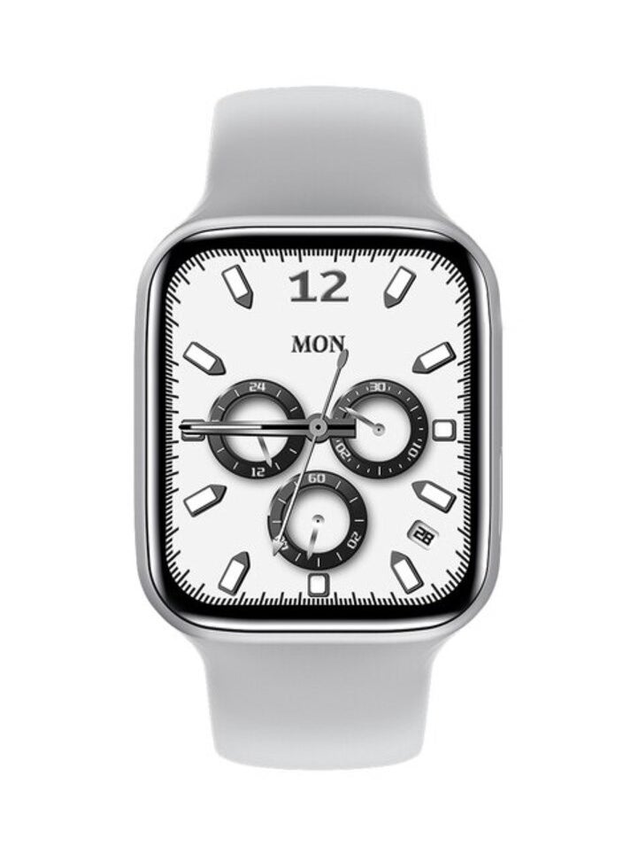 WS - Smart Watch WS93 Max Series 9 Full Screen with Health Fitness Tracker 45 mm- Silver - Image 1