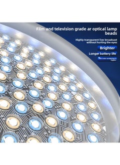 Generic Live Fill Light Photography Light Live Light Beauty Photography Special Soft Light Studio Lighting Light E27 Lamp Holder-Light Source Color:Double Lamp [455W White Light] + Softbox +2.1m Bracket  - Image 5