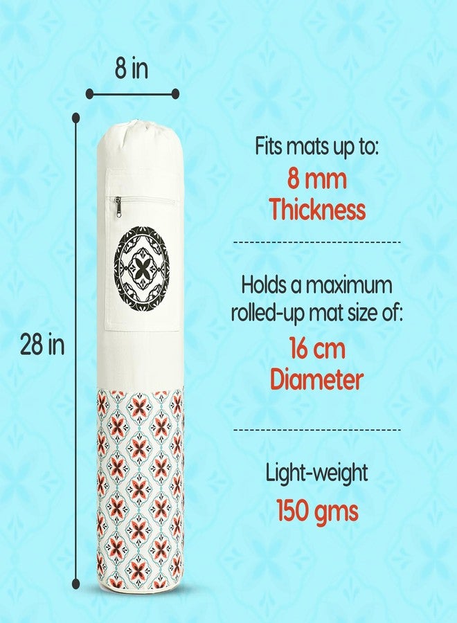 Wiselife Yoga Mat Bag Premium Carry Bag, Full Easy Access Zip, Multi Functional Storage Pockets & Adjustable Shoulder Strap - Image 5