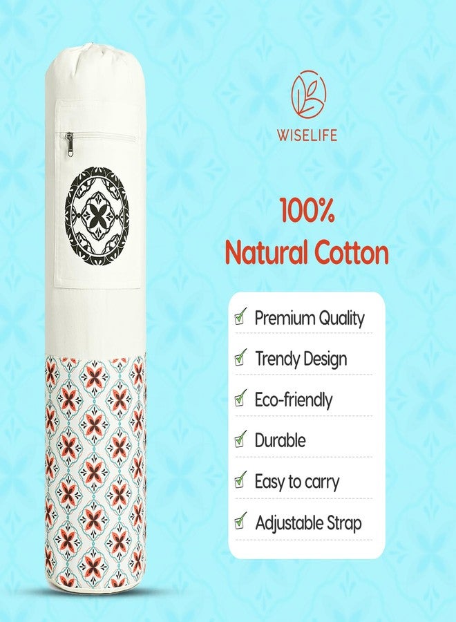 Wiselife Yoga Mat Bag Premium Carry Bag, Full Easy Access Zip, Multi Functional Storage Pockets & Adjustable Shoulder Strap - Image 3