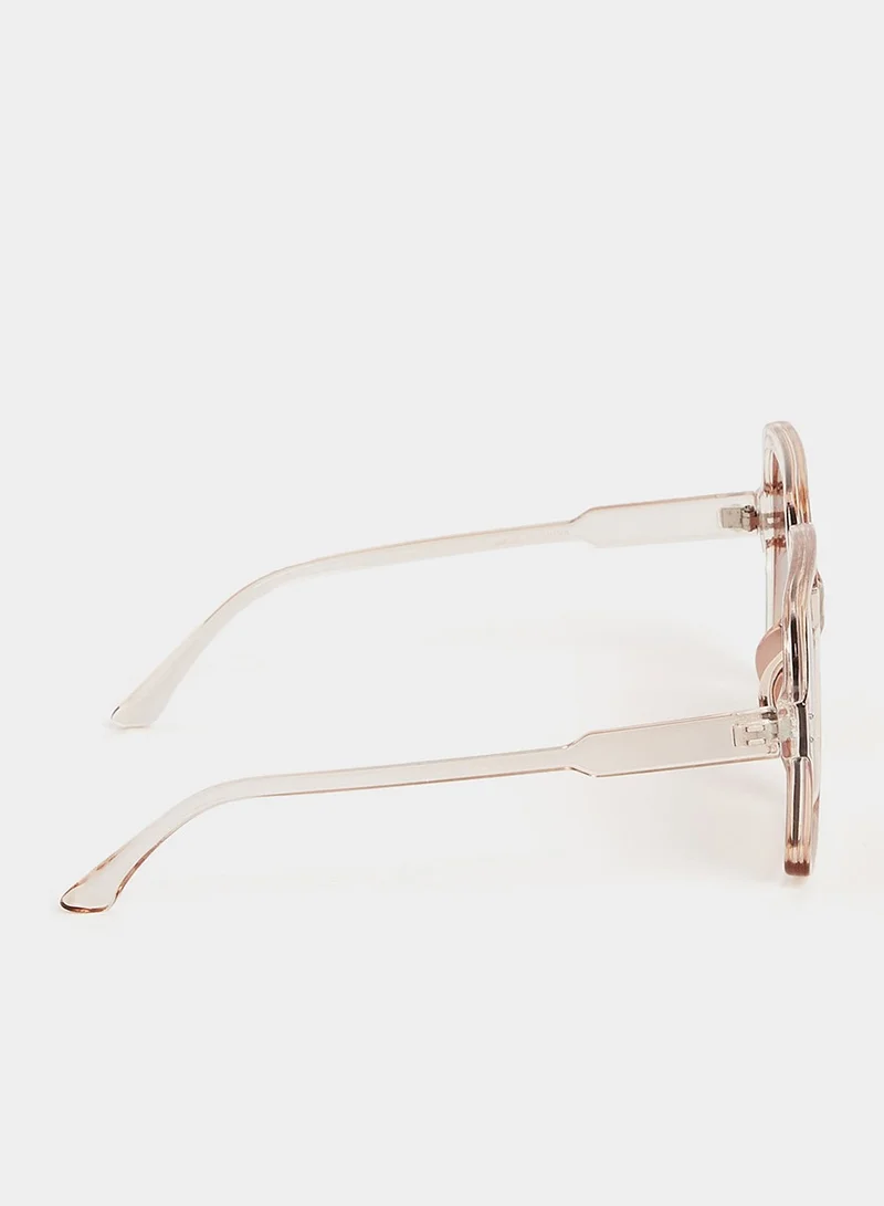 Styli Oversized Frame Square Sunglasses