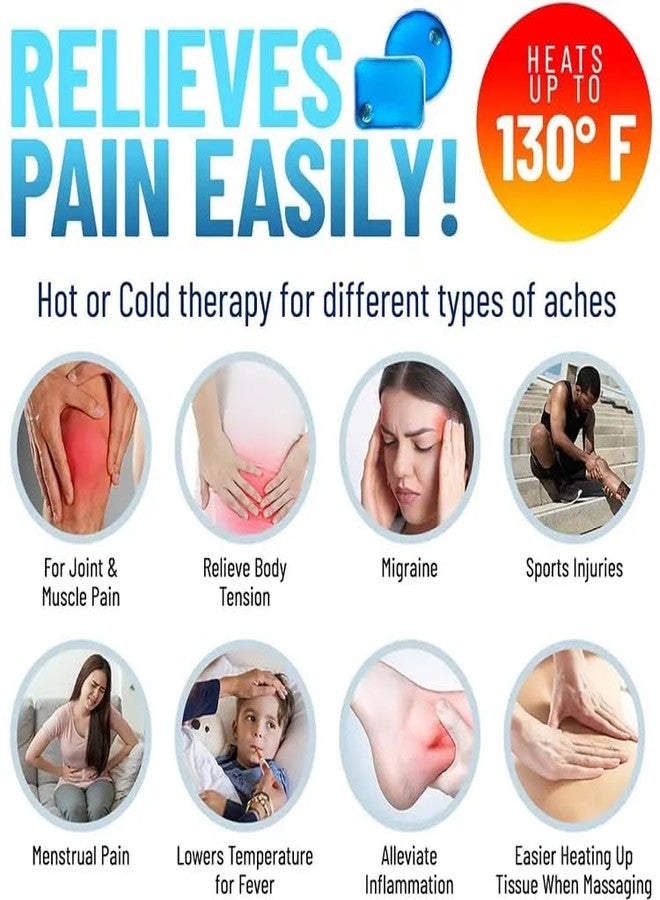 KIDWILL Reusable Hot and Cold Gel Pack for Pain Relief-Multipurpose Hot/cold Therapy Ice Pack, Dual Hot Cold Gel Pack for Shoulder Pain & Ice Pack for All Type Pain, Hot & Cold Gel Pack for Injuries - Image 2