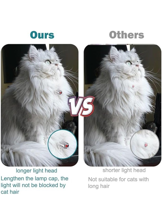 general Cat laser pointer ring, cat laser neck portable automatic toy, USB rechargeable interactive cat toy, smart electric entertainment collar - Image 4