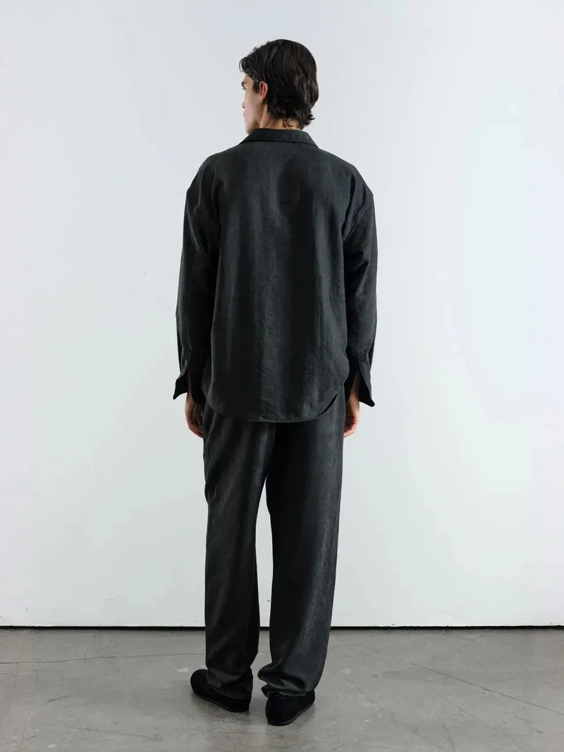 Giesto Black GIESTO Regular Fit Long Sleeve Button-Up Shirt for Men | Best Price UAE