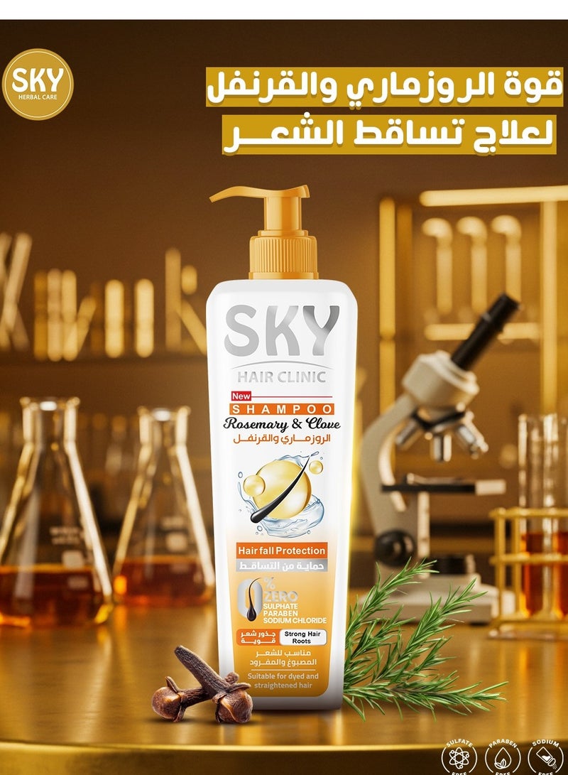 Sky Hair Clinic Shampoo 400ml Rosemary & Clove - Image 4