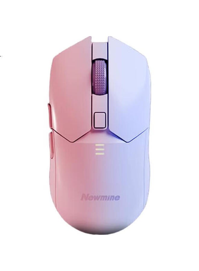 Newmine ماوس Nm-M4 برو أسود لاسلكي بلوتوث مزدوج الوضع مع صوت خفيف لمكتب الألعاب مدمج محمول شحن ثلاثي السرعات - Image 2