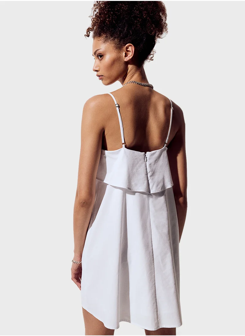 H&M A-Line Poplin Dress