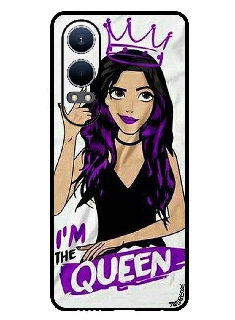 Theodor Protective Case Anti Scratch Shock Proof Bumper Cover For OnePlus Nord CE4 Lite I Am Queen - Image 1