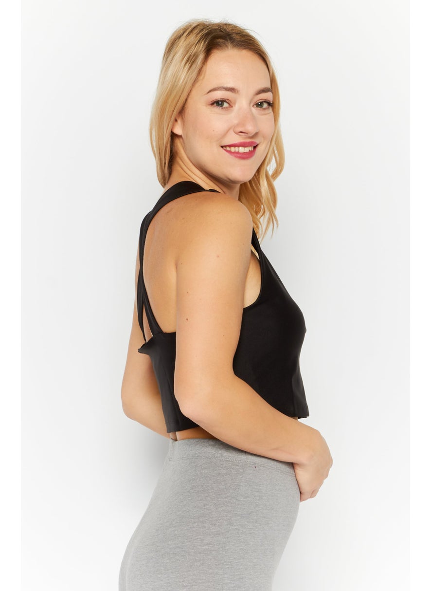 PUMA Women Sportswear Fit Training Tank Top, Black  - Image 3
