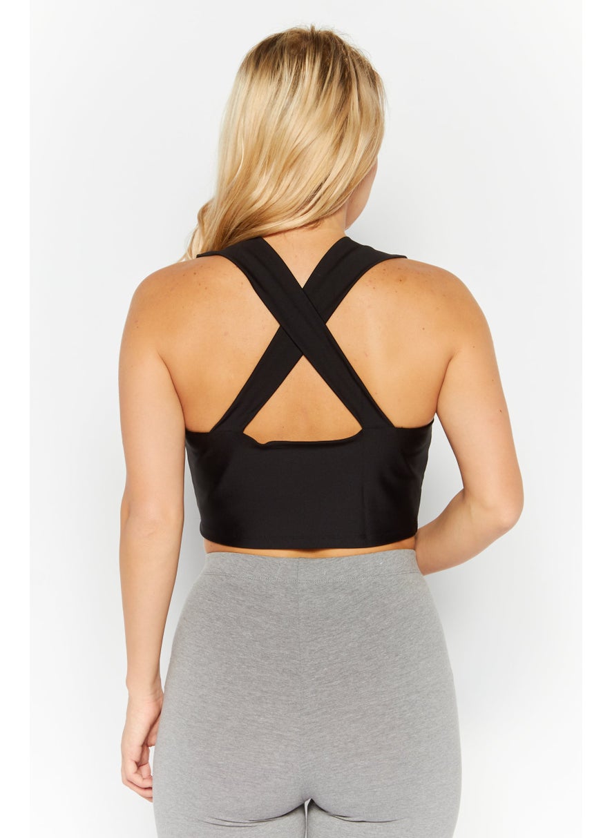 PUMA Women Sportswear Fit Training Tank Top, Black  - Image 4