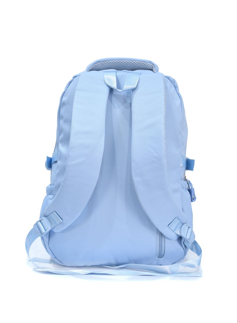FUERCHEN High quality nylon school backpack for girls and boys, Blue - Image 4