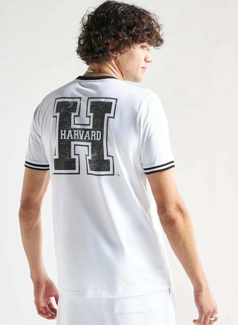 FAV Text Print Crew Neck T-Shirt