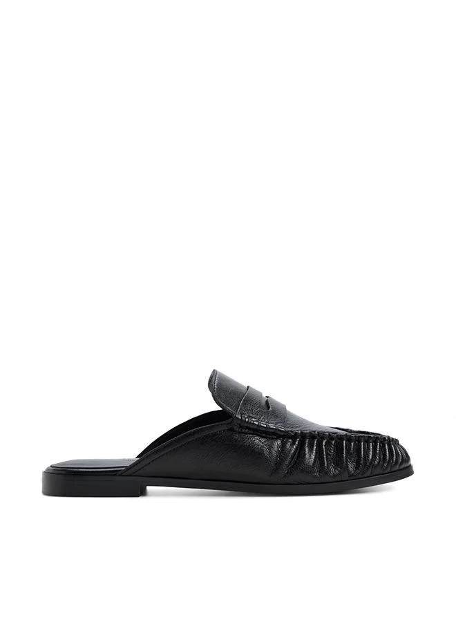 Hildinna Ladies Black Mule