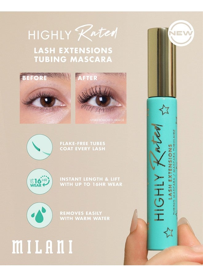 Milani Highly Rated Lash Extensions Tubing Mascara for Added Length and Lift - Black - As Seen on Tik Tok - Image 4
