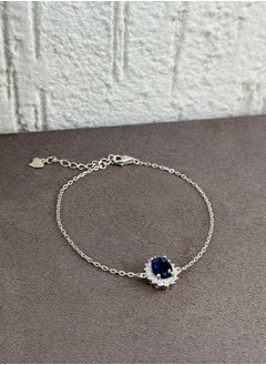 Sapphire Halo Gemstone