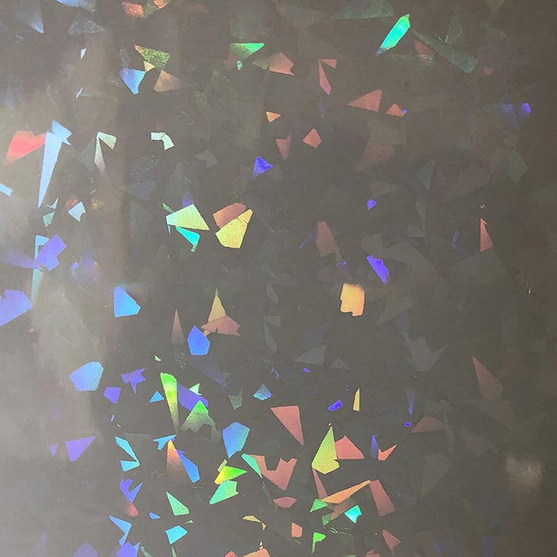Jeanoko A4 Holographic Laminate Sheets 50 Sheets Holographic Cold Laminate Sheet Cuttable Enhance Patterns with BOPP for Badge Oil Painting Photo Post Lamination Graphic Lamination - Image 4