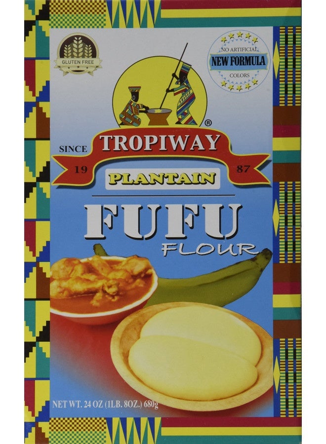 Plantain Fufu Flour 24Oz Pack Of 2  - Image 1