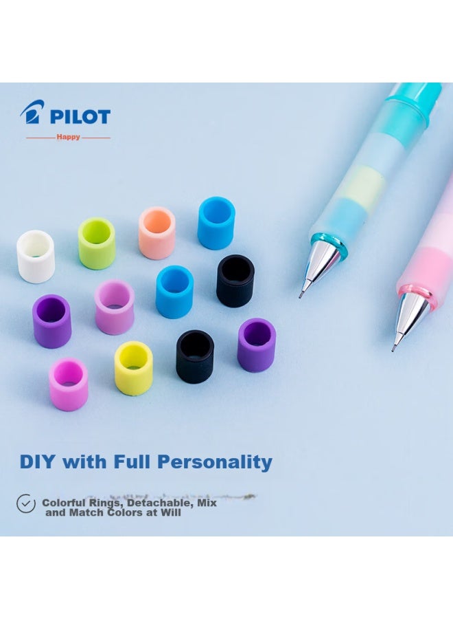 Pilot Ergonomic Mechanical Pencil 0.5Mm Anti-Fatigue For Spring Outings And Sketching, Elementary School Students' Writing, Limited Edition, Starry Sky Blue Hdgcl50R-Pbl Original Import - Image 2
