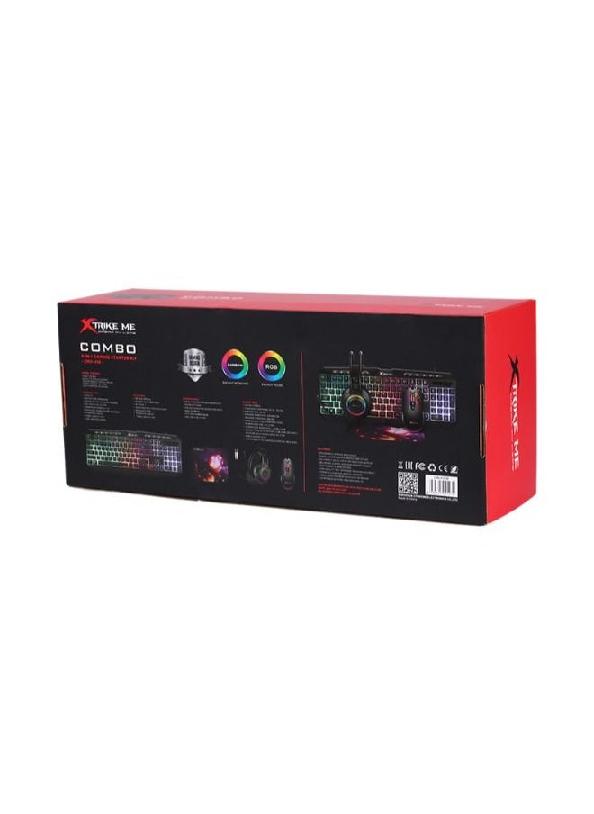 XTRIKE ME - Wired 4 In 1 Gaming Combo - ME CMX-410 EN - Image 1
