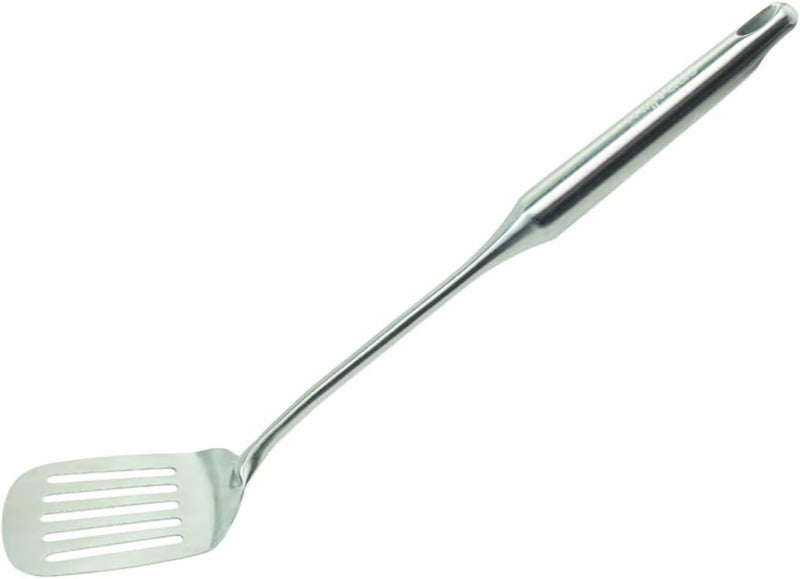Millvado Stainless Steel Cooking Spatula,15 Inch Metal Turner, Kitchen Slotted Flipper For Grills, Camping BBQ’s, Frying Pancakes, Burgers, Large Cookware For the Professional Chef - Image 1