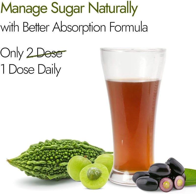 Kapiva Dia Free 2X Juice-1L | New and Improved | Helps Manage Sugar Levels With 6 Powerful Herbs | 100% Ayurvedic Juice with Karela, Jamun & Gudmar | 1 Month Pack - Image 3
