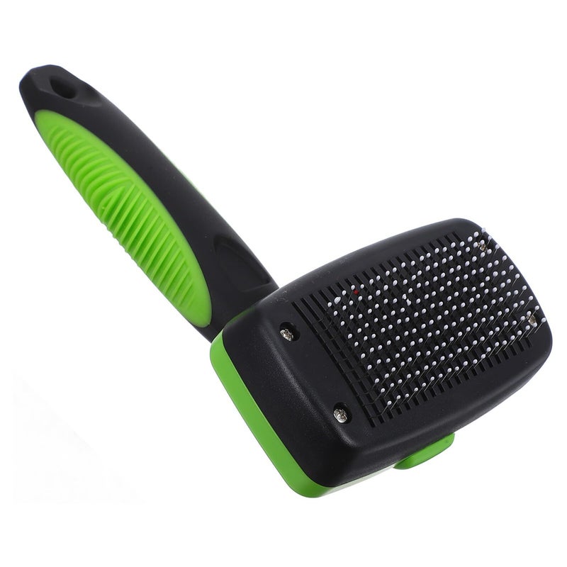 Self Pet Hair Brush For Dogs Cats Deshedding Comb Small Size Green Shedding Control Grooming Tool Fur Remover - Image 2