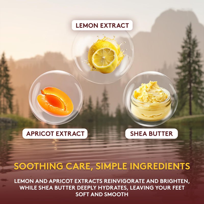 OKAY Apricot & Lemon Foot Scrub, 6 Ounce - Image 3