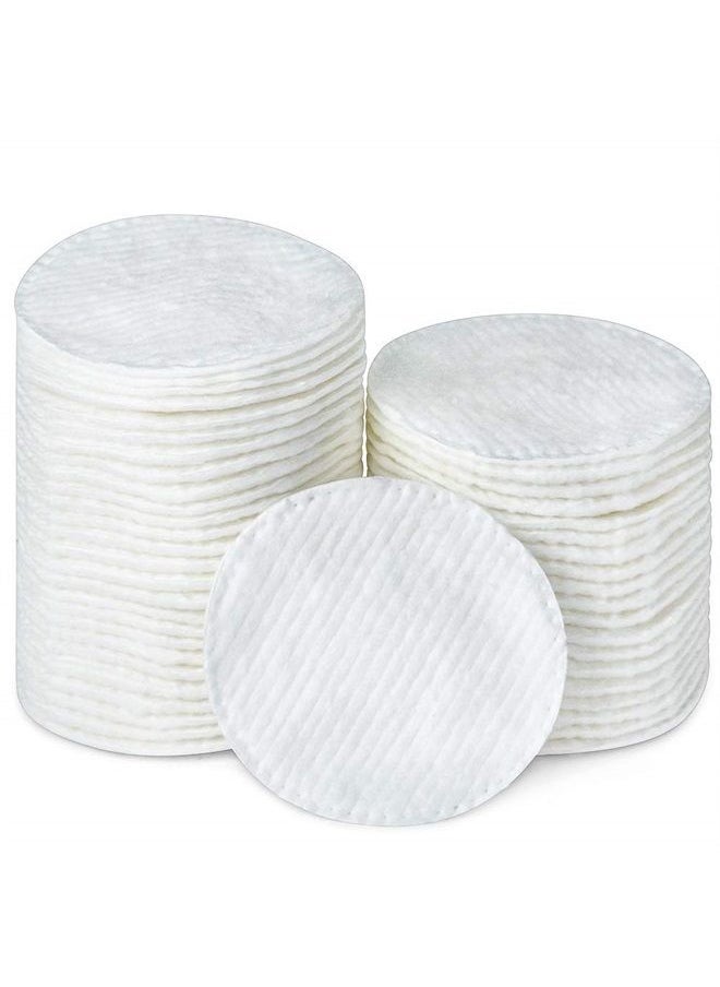 R-NEU 400 Cotton Rounds, 100% Natural Turkish Cotton Makeup Remover and Facial Cleansing Cotton Round Pads, Waffle Textured Hypoallergenic Cotton Wipes, 2.25 Inch Diameter (400 Pack)  - Image 2