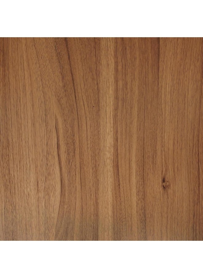 HOMEMATES - Self-Adhesive Wallpaper Waterproof Old Furniture Vinyl Stickers Wooden Door Wardrobe Desktop Pvc Wall Papers 30 X 304 Cm- (Brown Teak Wood) - Image 1