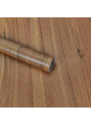 Self-Adhesive Wallpaper Waterproof Old Furniture Vinyl Stickers Wooden Door Wardrobe Desktop Pvc Wall Papers 30 X 304 Cm- (Brown Teak Wood) - pzsku/Z8EE129E987812E74B5CDZ/45/_/1735818022/8df087d9-9416-4e2e-af2a-290856f3f9df