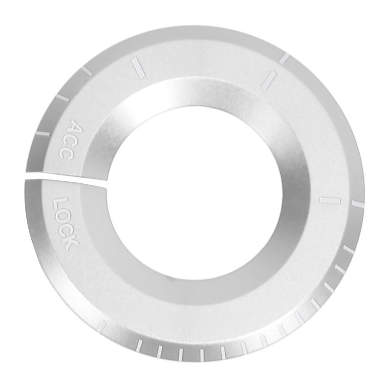 Car Ignition Ring: Silver High-Quality Aluminum Alloy - Wear-Resistant Corrosion-Resistant Easy To Install Decorative Key Ring for Mercedes-Benz A C-Class GLA CLA GLC W205 W212 X253 C117 Auto Interior - Image 5