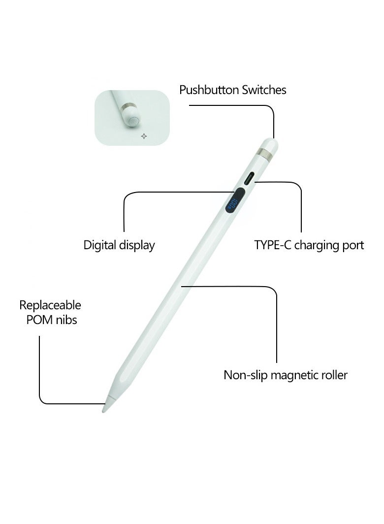 general Adsorptible electronic digital display screen capacitive pen Active IPAD special capacitive pen  - Image 2