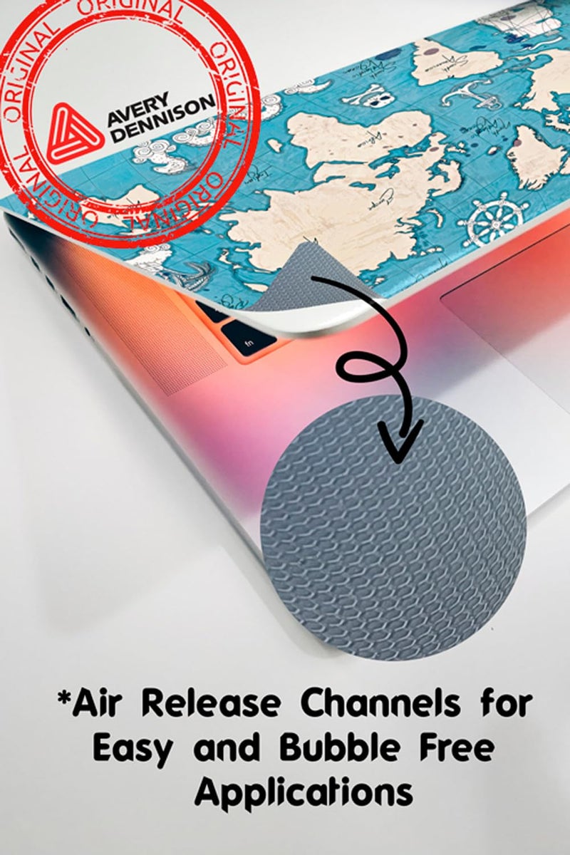 AtOdds Laptop Skin Sticker | Compatible for 17 inch Laptop - Notebook | Bubble Free Application | Scratchproof Matte Finish | Full Body Coverage (Design-42) - Image 4