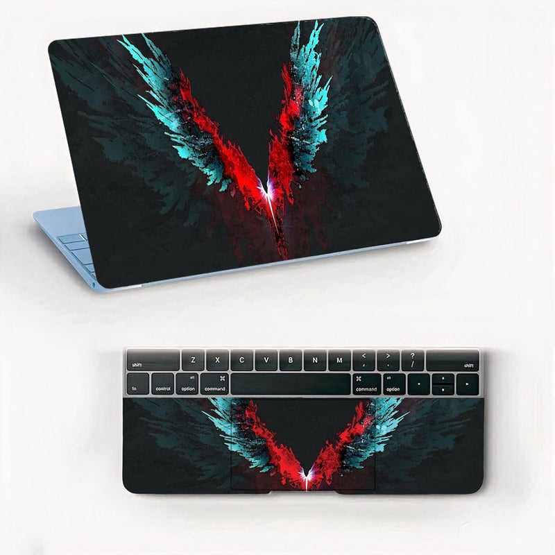 AtOdds Laptop Skin Sticker | Compatible for 17 inch Laptop - Notebook | Bubble Free Application | Scratchproof Matte Finish | Full Body Coverage (Design-42) - Image 1