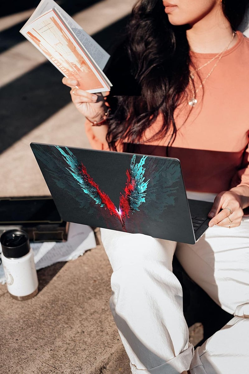 AtOdds Laptop Skin Sticker | Compatible for 17 inch Laptop - Notebook | Bubble Free Application | Scratchproof Matte Finish | Full Body Coverage (Design-42) - Image 3