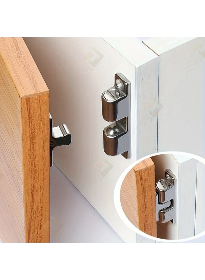6 Pcs 304 Stainless Steel Spring Ball Catches Multi Angle Installation For Cabinet Doors - Image 5