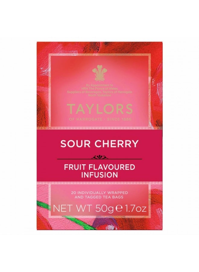 Taylors Of Harrogate Taylors Of Harrogate Sour Cherry Infusion, 20 Teabags  - Image 1