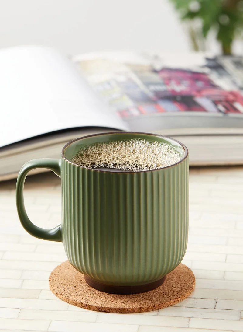 Noire Edit Embossed Stripe Mug