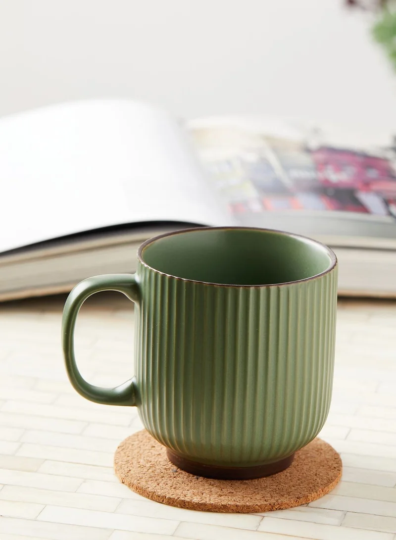 Noire Edit Embossed Stripe Mug