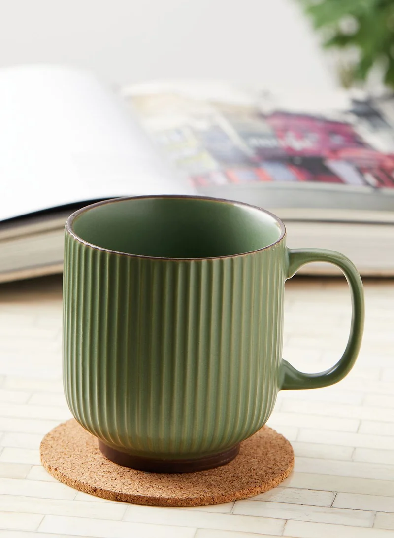 Noire Edit Embossed Stripe Mug