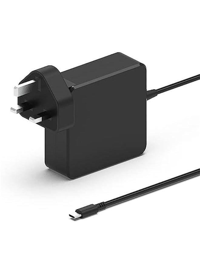 Generic 65W 45w USB C Laptop Fast Charger for Lenovo Thinkpad Yoga, Mac Book Pro, Hp Elitebook Spectre Envy, Huawei,Dell Latitude,Asus,MacBook air,Acer,Type C Computer Replacement Power Adapter Cord C0004  - Image 1