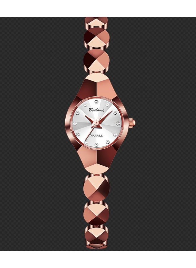 BINBOND Women's Steel Strap Quartz Watch Waterproof Elegant Watch Ladies Gifts - Image 1