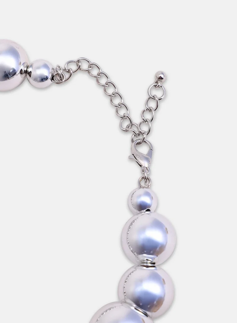 سوهي Women's The Puffer-Cuoer Collar Necklace