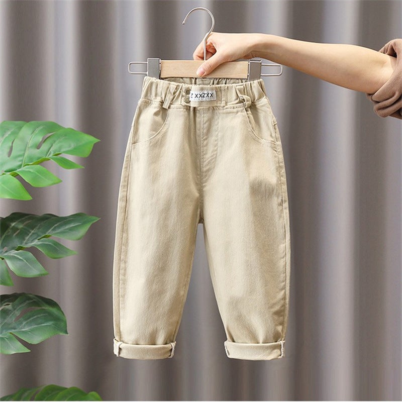 1157 Boys' Pants Spring and Autumn 2025 New Children's Cotton Pants Baby Casual Pants Fashionable Boys Trendy and Handsome - Image 5