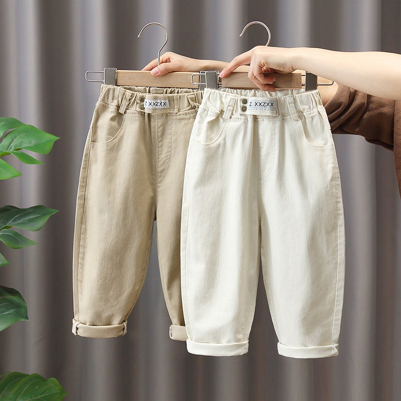1157 Boys' Pants Spring and Autumn 2025 New Children's Cotton Pants Baby Casual Pants Fashionable Boys Trendy and Handsome - Image 4