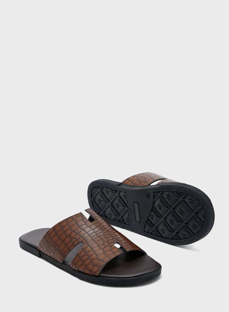 Robert Wood Casual Slides Sandals