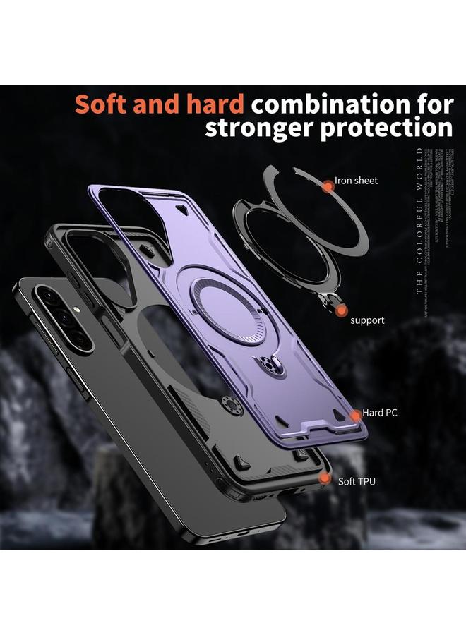اس-توب جراب لهاتف Samsung Galaxy A26 5G PC Hybrid TPU Armor MagSafe Ring Holder جراب هاتف - Image 5