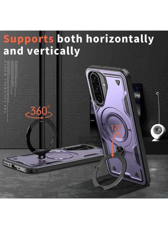 اس-توب جراب لهاتف Samsung Galaxy A26 5G PC Hybrid TPU Armor MagSafe Ring Holder جراب هاتف - Image 2