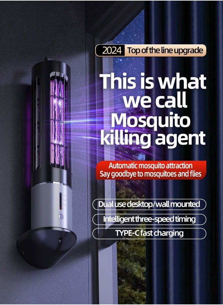 GUDOO - New Multi-Function Mosquito Killer Lamp Electric Shock Type Home Outdoor Portable Support Type-c Charging - Image 1